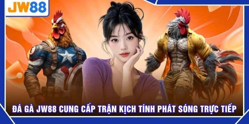 Đá gà JW88 cung cấp trận kịch tính phát sóng trực tiếp