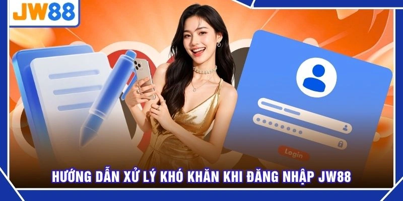 Hướng dẫn xử lý khó khăn khi đăng nhập JW88