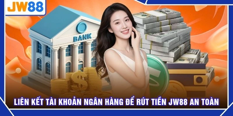 Liên kết tài khoản ngân hàng để rút tiền JW88 an toàn