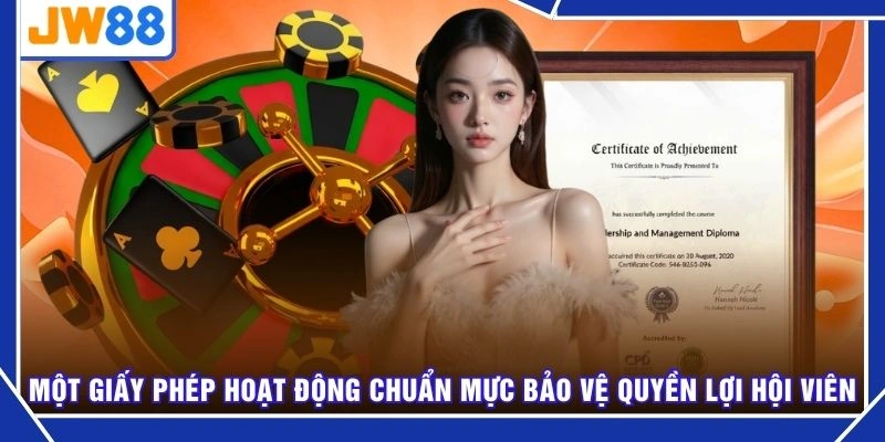 Một giấy phép hoạt động chuẩn mực bảo vệ quyền lợi hội viên