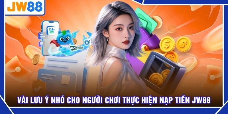 Vài lưu ý nhỏ cho người chơi thực hiện nạp tiền JW88